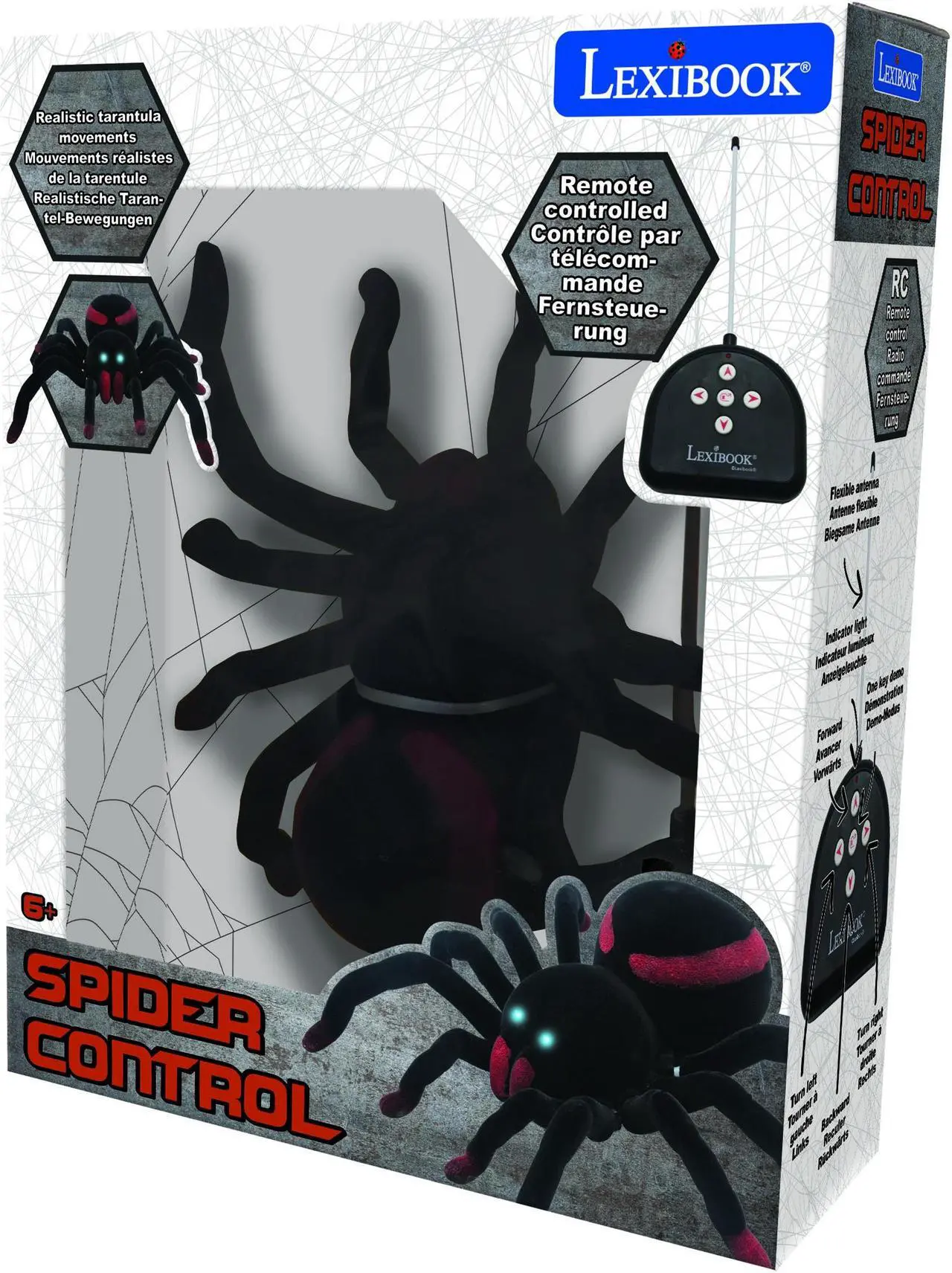Alt view image 4 of 5 - Lexibook Realistic RC tarantula with light effects - SPIDER01