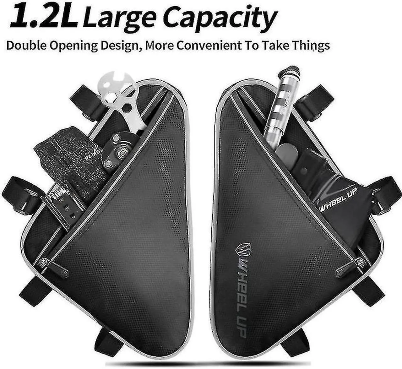 Alt view image 2 of 5 - C1213Y7 Bike Triangle Bag