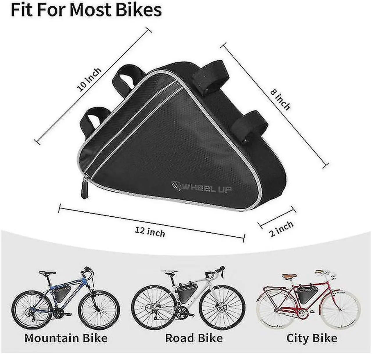 Alt view image 4 of 5 - C1213Y7 Bike Triangle Bag