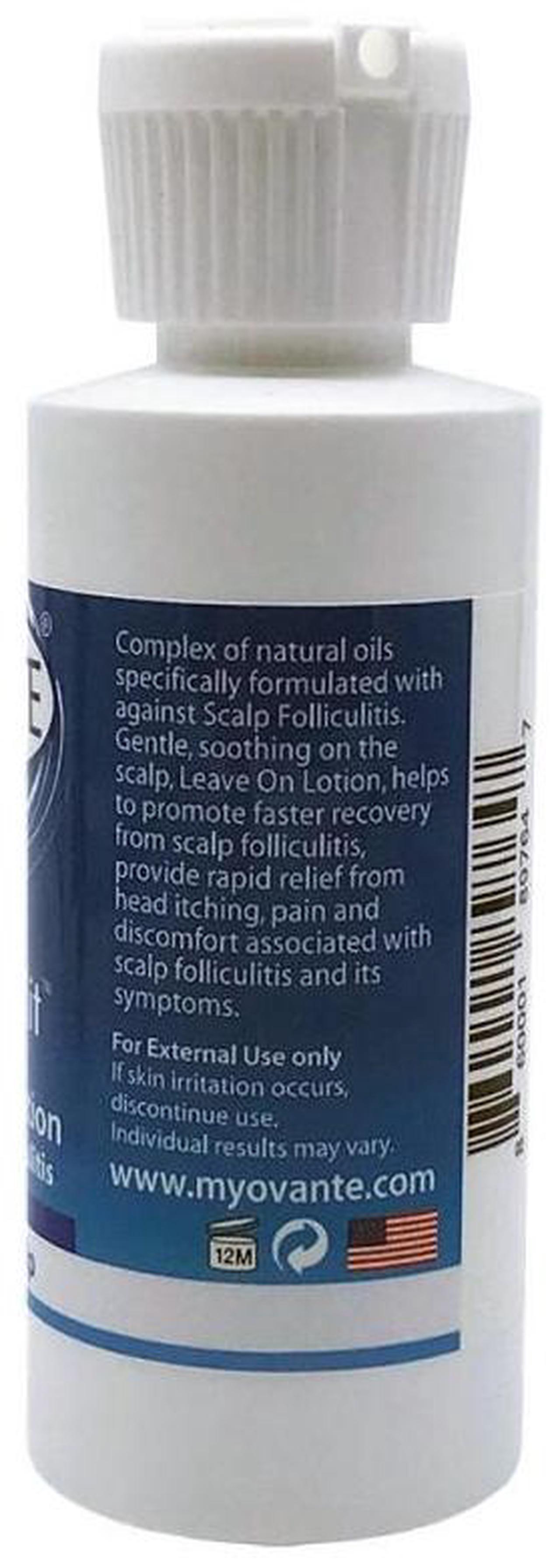 Alt view image 3 of 3 - Ovante Folliculit Solution Leave-In Lotion for Scalp Care, Extra Strength - 2.0 oz, Promotes Healthy Scalp and Reduces Irritation, Soothing Formula for Balanced Skin and Follicle Health