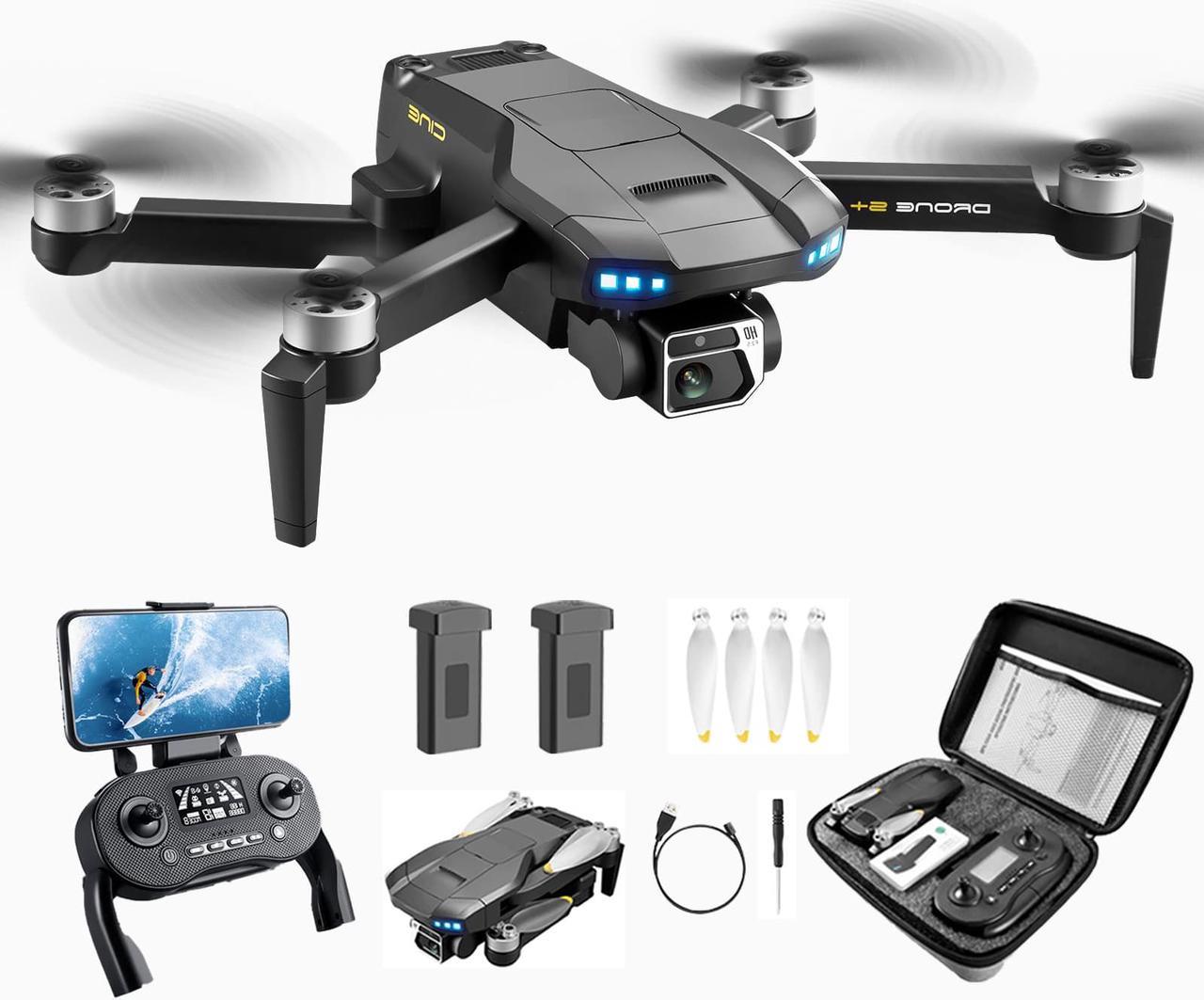 GPS Professional Drones with 4K HD Camera for Adults Beginners, 2 Batteries for 50 Minutes Long Flight Time