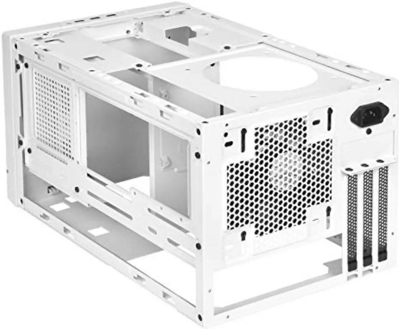 Alt view image 3 of 6 - SG14B,White,Small form factor chassis ,Plast front Panel,Steel body, (15.25" or 13.5")+ 13.5,32.5"drive bay, support mini-ITX/Mini DTX motherboard , 2USB 3.0 Type A, 1USB2.0,support ATX PSU