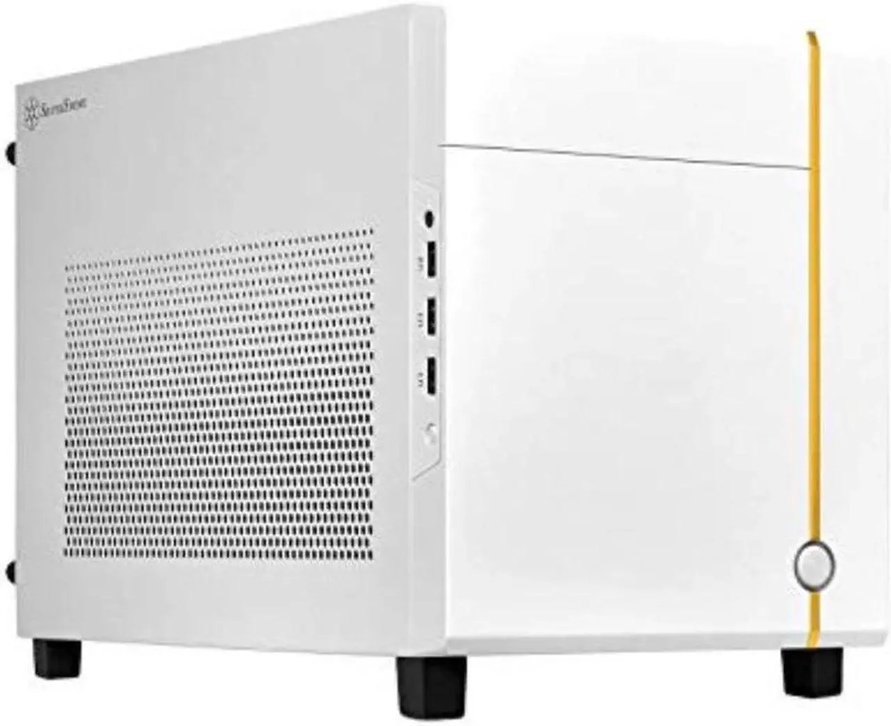 Main image of SG14B,White,Small form factor chassis ,Plast front Panel,Steel body, (15.25" or 13.5")+ 13.5,32.5"drive bay, support mini-ITX/Mini DTX motherboard , 2USB 3.0 Type A, 1USB2.0,support ATX PSU
