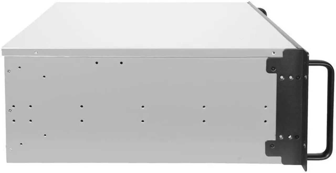Alt view image 13 of 13 - SilverStone Technology RM41-H08 4U Rackmount Server Case with 5 x 3.5 Hot-Swappable Bay and 3 x 5.25 Bays with USB 3.1 Gen 1 RM41-H08-x