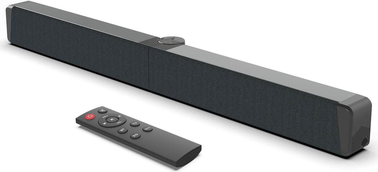 Main image of BS-53 Foldable Sound Bars for TV Speaker with Full-Range Divers, Bluetooth 5.1, OPT,Coaxial,USB, AUX Inputs,  TV Soundbar for Projector PC Home Theater 3D Surround Sound System-26.8 Inch