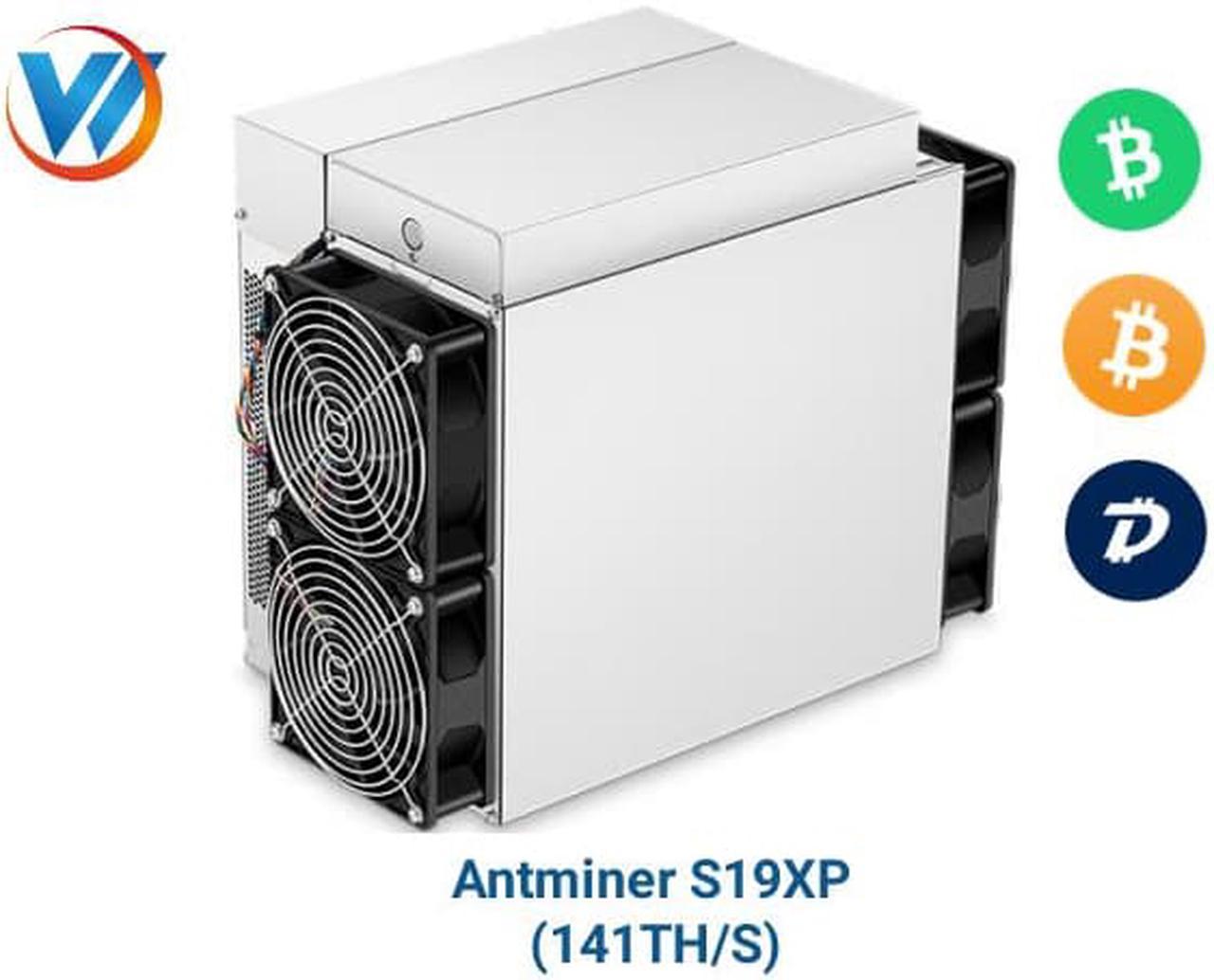 Newest Antminer S19 XP 141TH/S BTC Bitcoin Miner, 3031w Bitmain s19xp141t Asic Miner Crypto Mining with PSU, Professional Bitcoin Miner Supplier