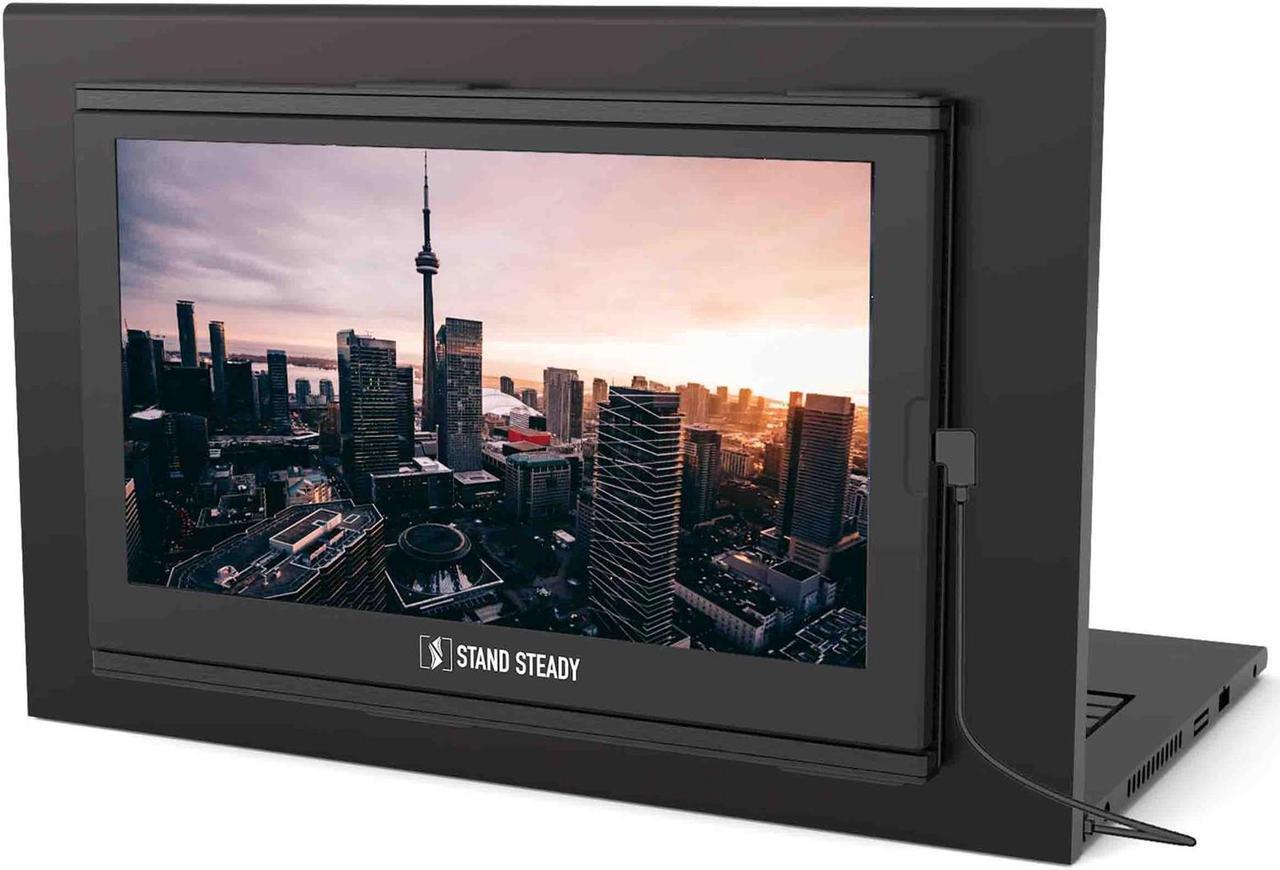 Alt view image 6 of 7 - SideTrak Slide Portable Monitor for Laptop 12.5” FHD 1080P IPS Attachable Second Laptop Screen | Efficient USB Power | Compatible with Mac, PC, Chrome 13”-17” Laptops | Patent Pending
