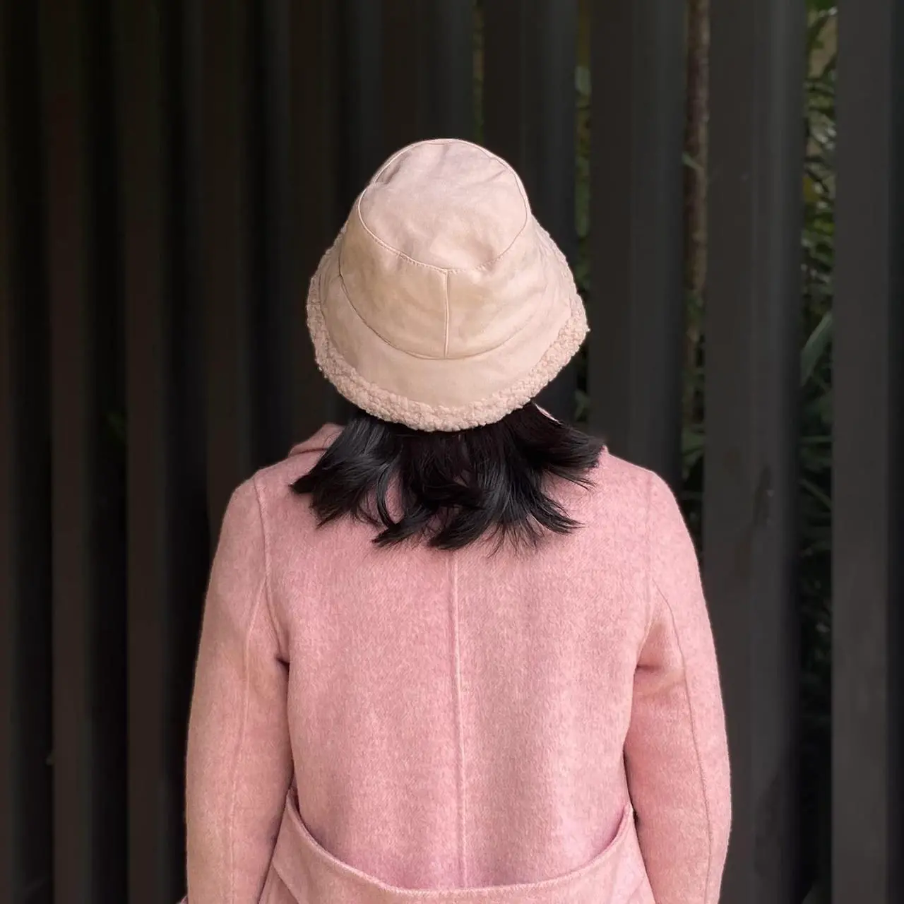 Alt view image 2 of 6 - Cute Women Winter Warm Thermal Windproof Faux Fur Bucket Hat, Teen Girls Fisherman Cap for Cold Weather WH1 (Khaki)