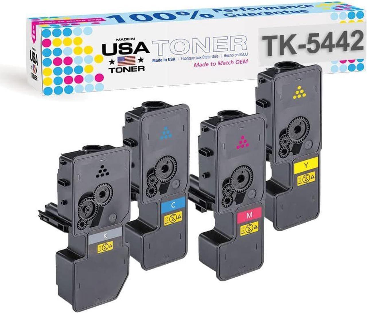 Main image of MADE IN USA TONER Compatible Replacement for Kyocera TK-5442 (TK5442), Ecosys PA2100cx, PA2100cwx, MA2100cfx, MA2100cwfx (CMYK, 4 ctgs)
