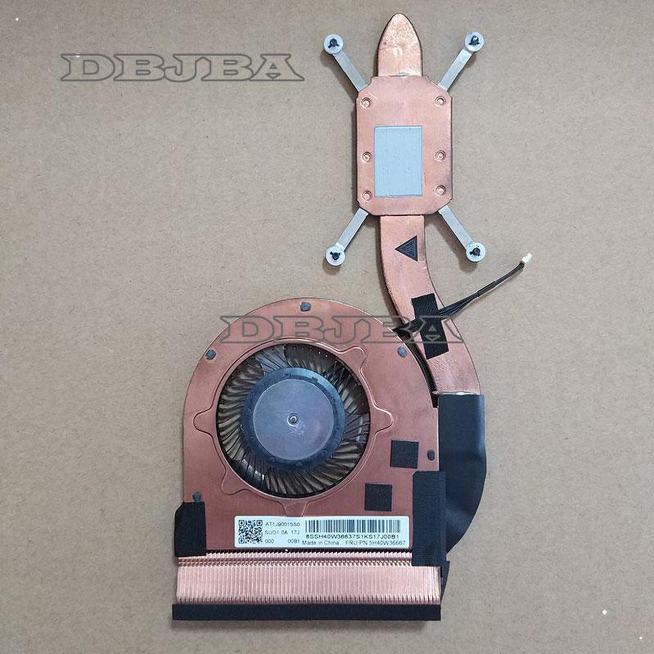 Alt view image 2 of 2 - DBTLAP New cpu heatsink fan for Lenovo Thinkpad X390 5H40W36667 EG50040S1-1C020-S9A AT1J9001SS0 6wire 5pin DC 5V 2.25W