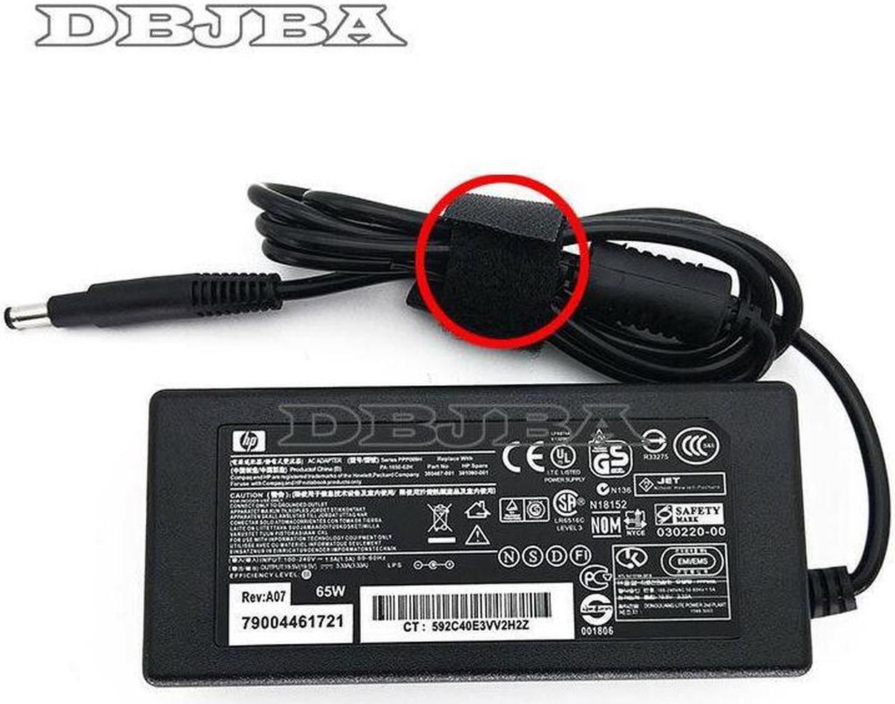 Alt view image 5 of 6 - DBTLAP Laptop AC Adapter For HP Pavilion TouchSmart 14-b109wm 14-b173cl Sleekbook 65W Power Charger