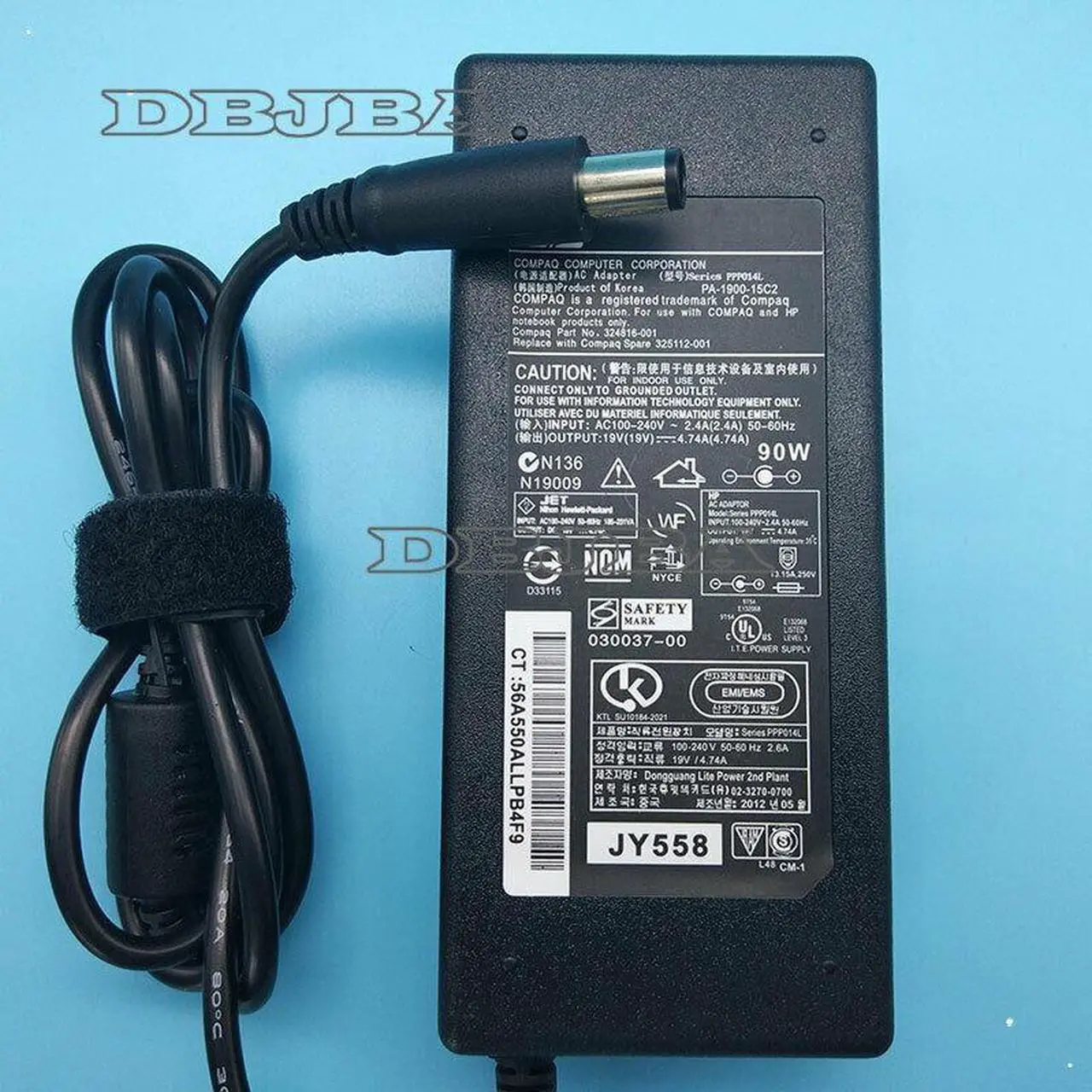Alt view image 5 of 6 - DBTLAP Laptop AC Adapter For HP Probook 6535s 6530s 430 G1 Charger