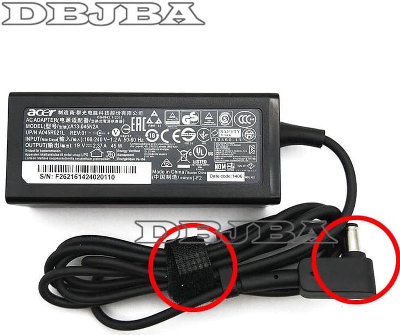 Alt view image 3 of 6 - DBTLAP Genuine 19V 2.37A AC Adapter For Acer Aspire ES1-512 ES1-512-C5S4 ES1-512-C9Y5