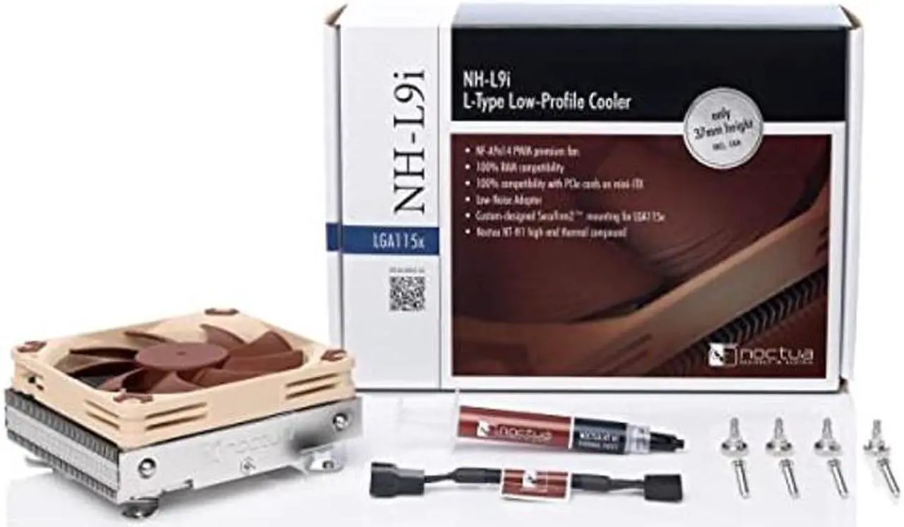Alt view image 4 of 5 - Noctua NH-L9i, Premium Low-Profile CPU Cooler for Intel LGA1200 & LGA115x + NA-FD1 Fan Duct Kit