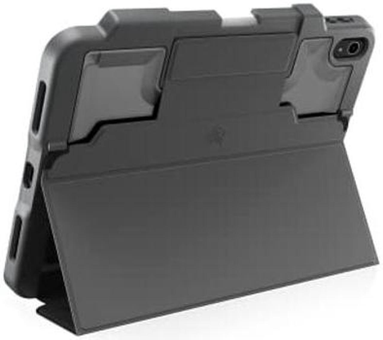 Alt view image 3 of 3 - STM Dux Plus for iPad (10th Gen) - Ultra Protective & Lightweight Case with Apple Pencil Storage - Black (stm-222-387KX-01)