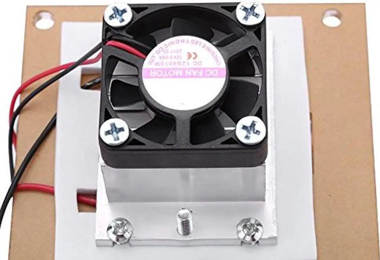 Alt view image 4 of 5 - Yunir Peltier Cooler, 144 W, 12 V, 15 A, Dual-core semiconductor Cooling Peltier air Cooling dehumidifiers 175 x 175 x 96 mm DIY Refrigerator