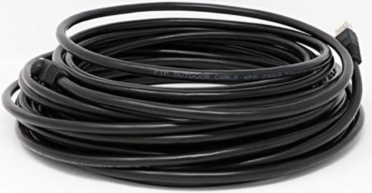 Alt view image 4 of 5 - Ultra Spec Cables 300ft Cat5e Outdoor Waterproof Ethernet Cable Direct Burial Shielded (Pure Copper)