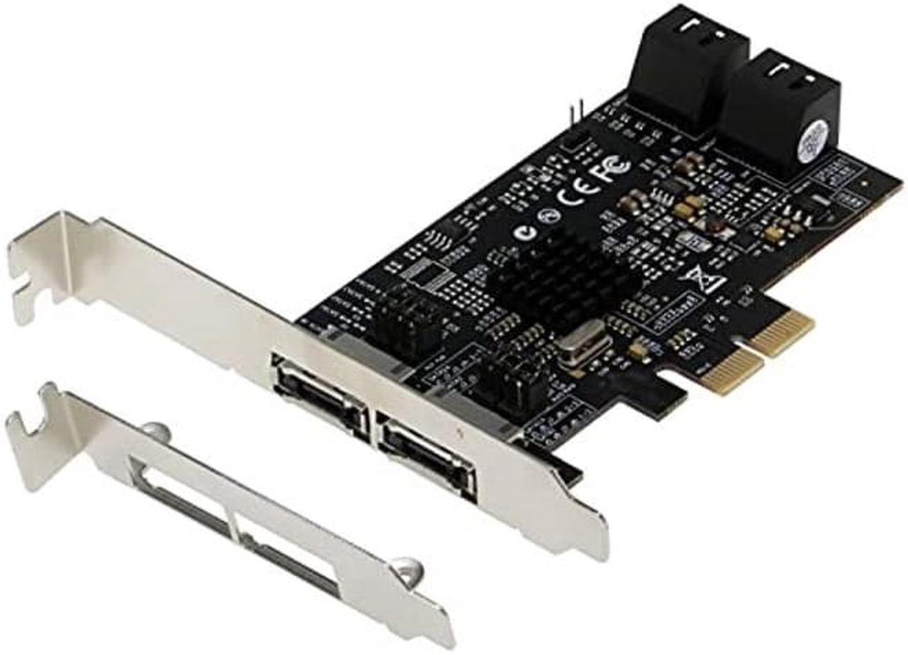 Main image of SEDNA - 4 Port PCI Express 2.0 SATA III 6Gbps RAID Controller Card (RAID 0/1/10) with HyperDuo SSD Tiering