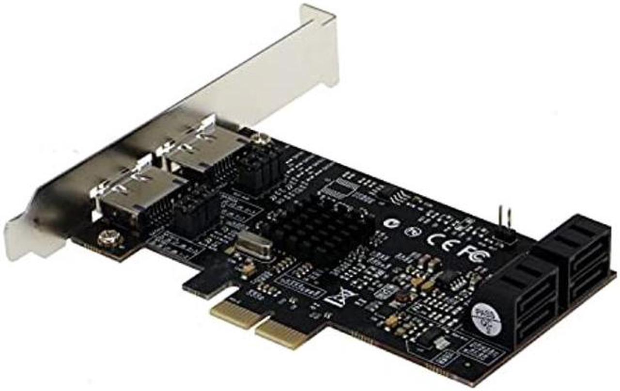 Alt view image 2 of 3 - SEDNA - 4 Port PCI Express 2.0 SATA III 6Gbps RAID Controller Card (RAID 0/1/10) with HyperDuo SSD Tiering