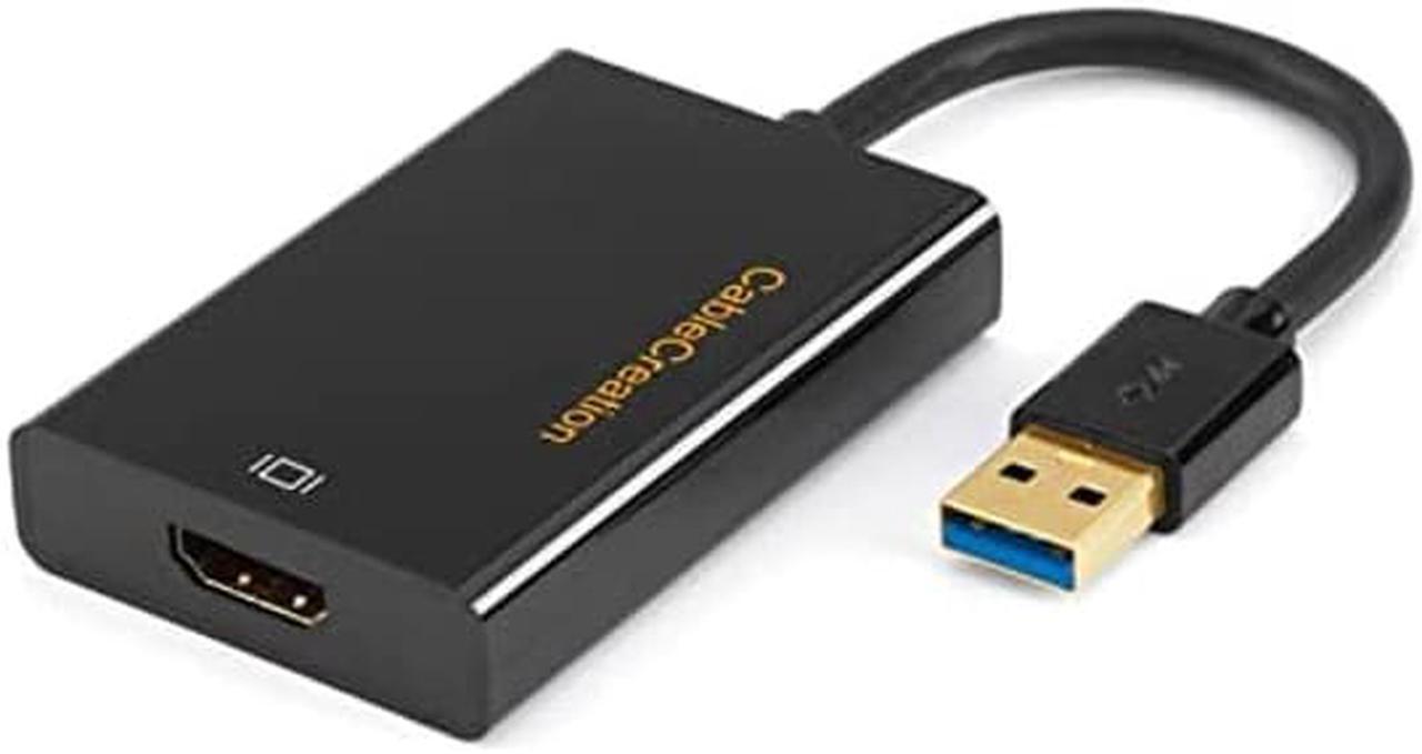 Main image of CableCreation USB 3.0 to HDMI Adapter with DisplayLink, USB External Display Graphics Adapter Compatible with Windows 11,10 and Mac,Black