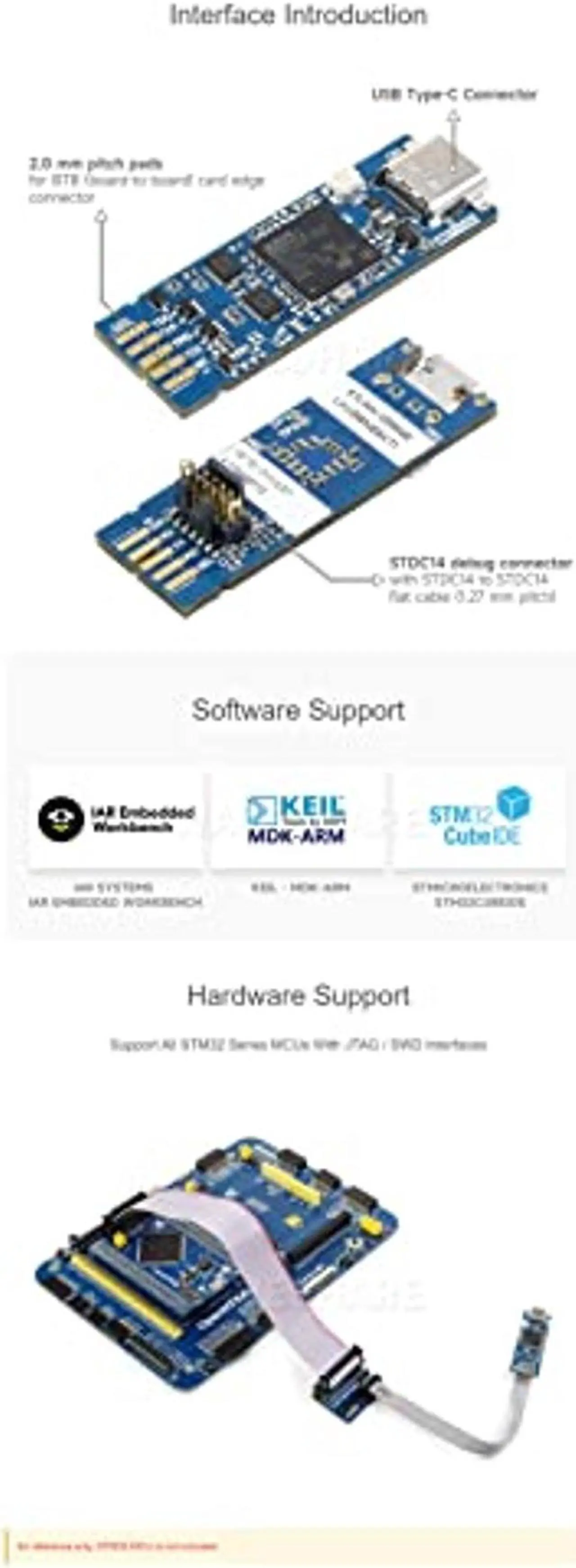 Alt view image 4 of 5 - Tiny STLINK-V3MINIE Debugger/Programmer for All STM32 MCUs with JTAG/SWD Interfaces