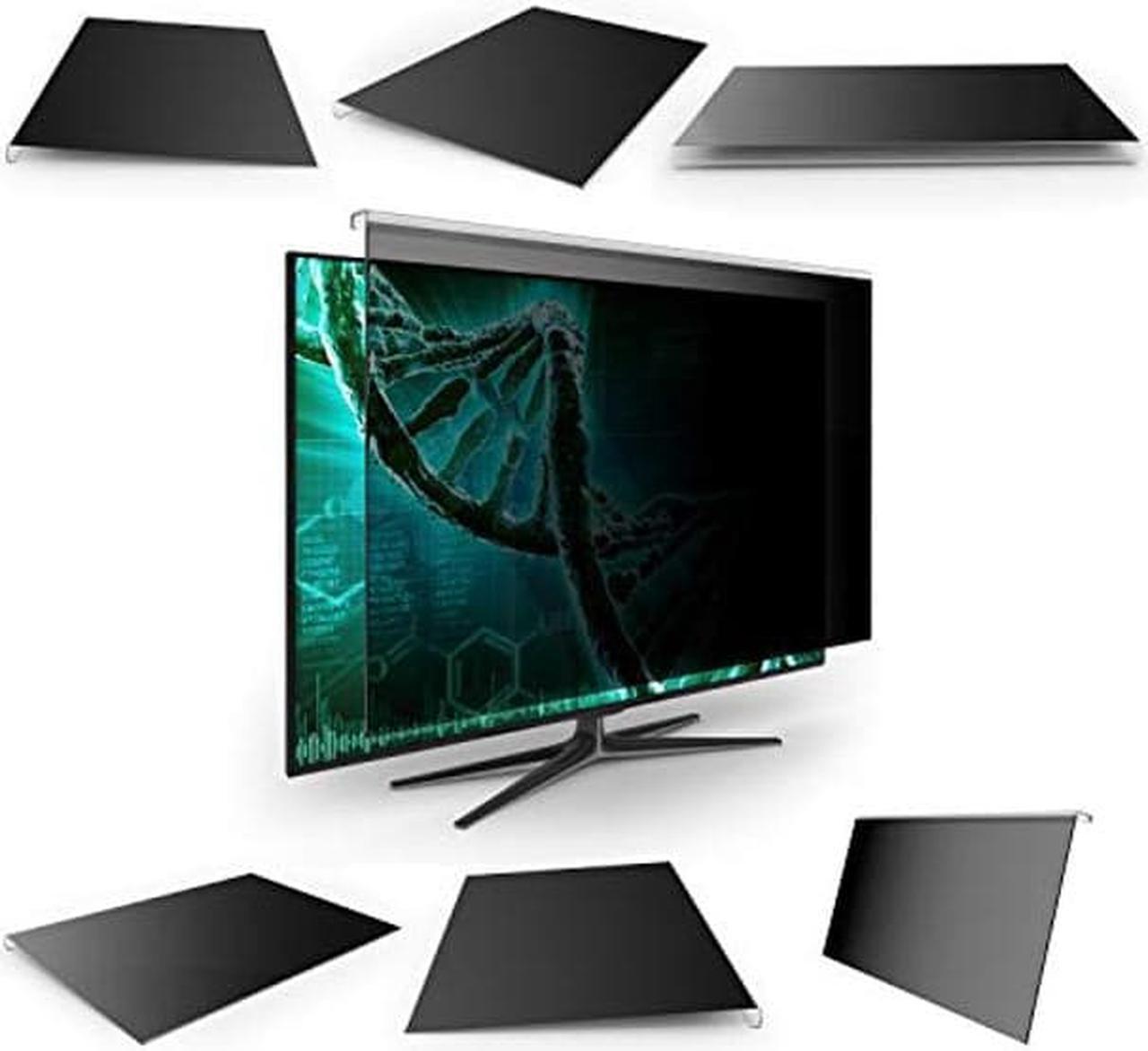 Alt view image 3 of 5 - EZ-Pro Screen Protector Privacy Screen Panel for 27 inches (Screen Measured Diagonally) Computer Monitor, Anti Blue Light and Easy Installation, Screen Panel Size 14" Height x24.1 Width