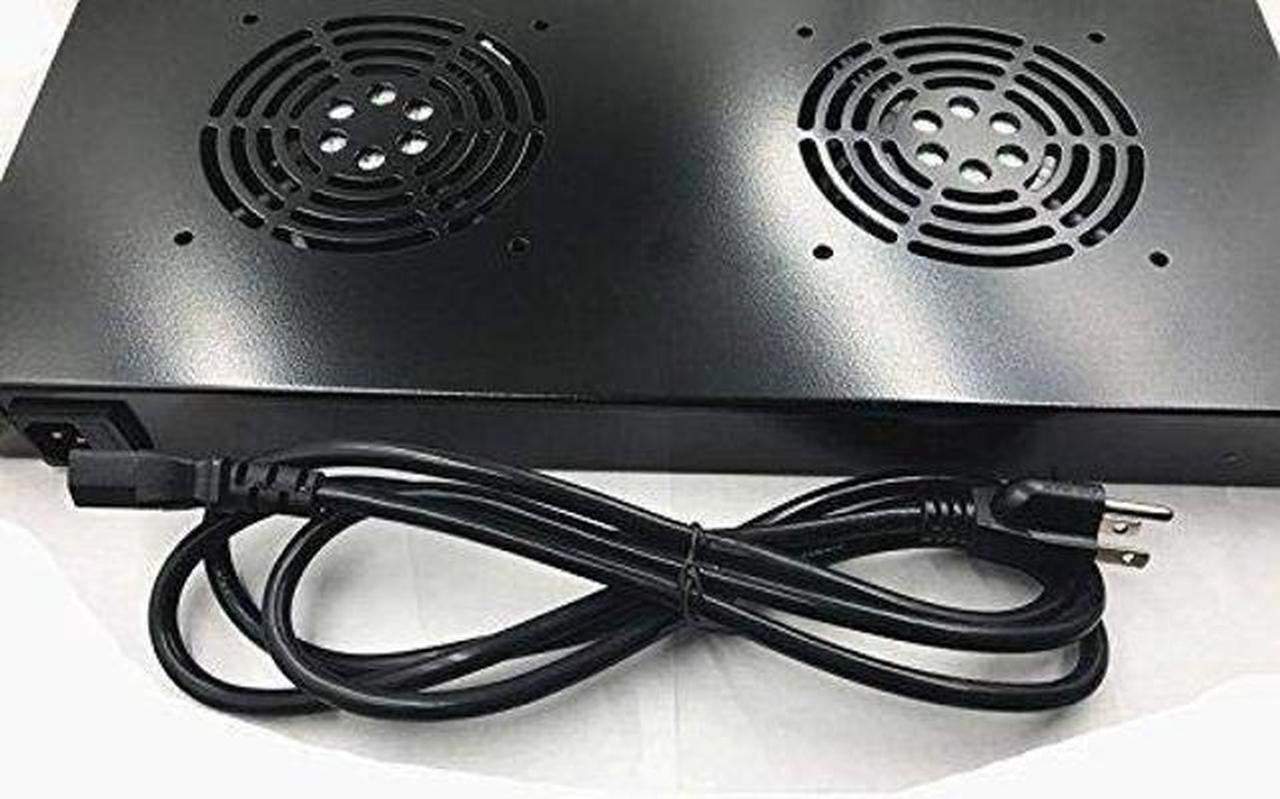 Alt view image 5 of 5 - RAISING ELECTRONICS Rack Mount Digital Server Fan Cooling System with 4 Fans 1U