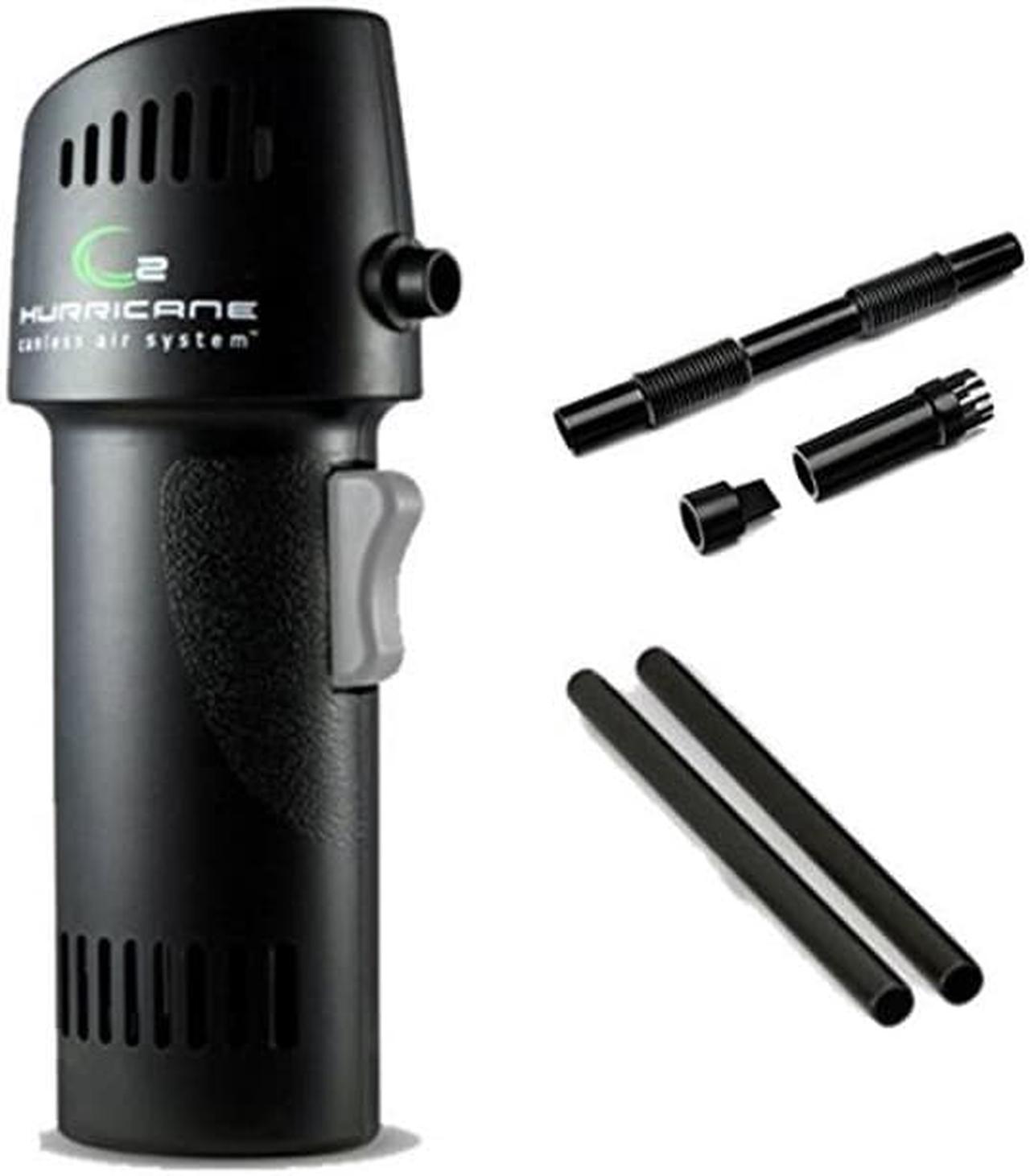 Main image of Best Canned Air Alternative - Cordless O2 Hurricane 220+ MPH Canless Air Industrial Black is an Inexpensive, Environment Friendly Alternative to Compressed Air/ Computer Dusters. Equal to 1000+ cans