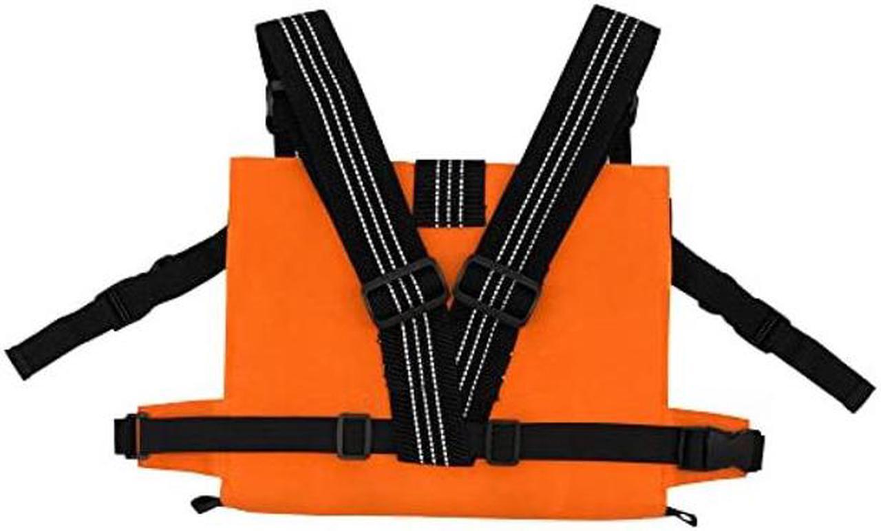 Alt view image 2 of 5 - Gig Gear Two Hand Touch Tablet Chest Harness for iPad & Samsung Tablets, Workplace Safety & High Visibility Item Tablet Carrier with Strap & Compartments for 12.9 Inch Mobile Device & iPad Chest Mount