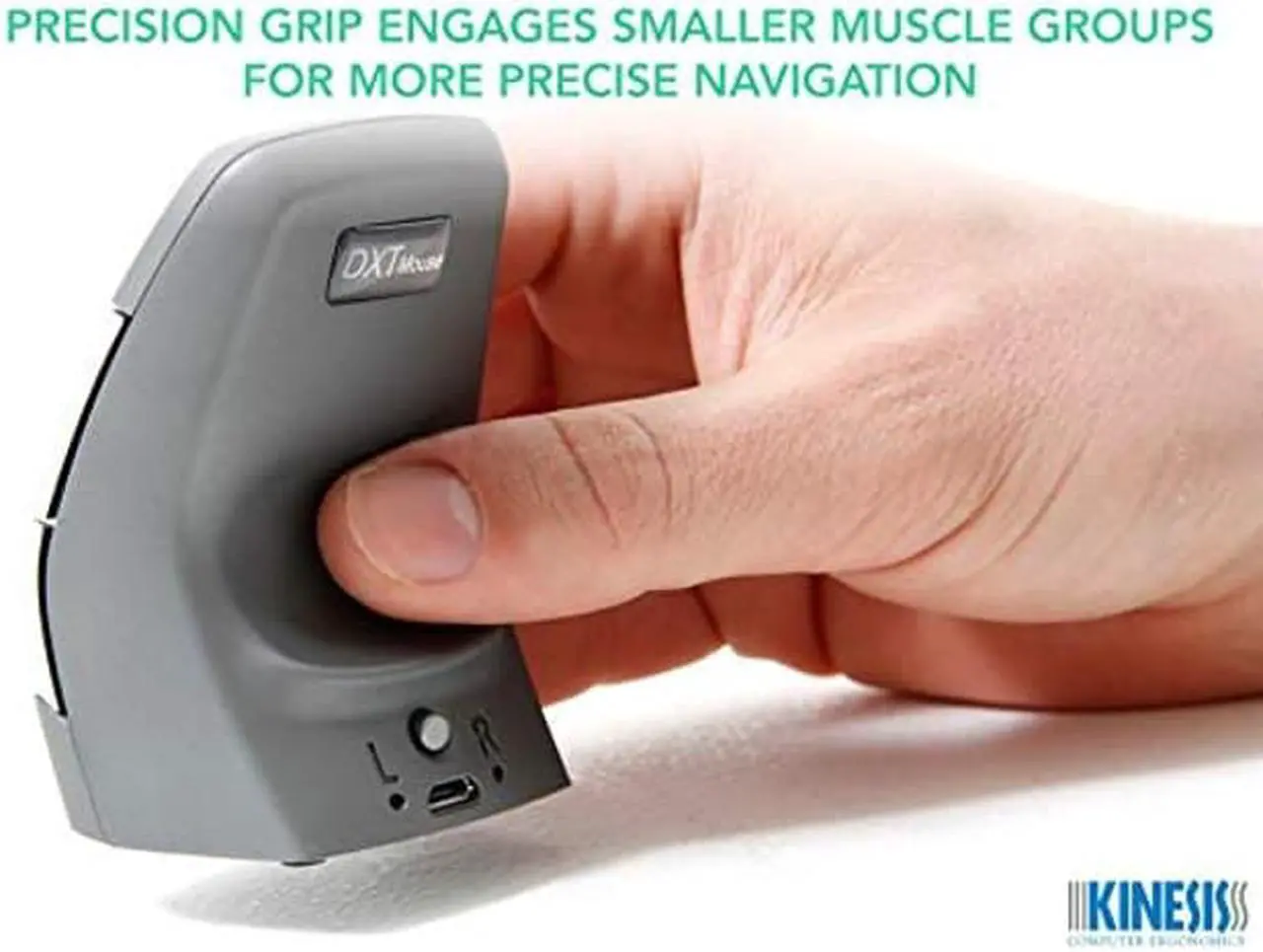 Alt view image 4 of 5 - KINESIS DXT2 Ergonomic Vertical Mouse (RF Wireless)