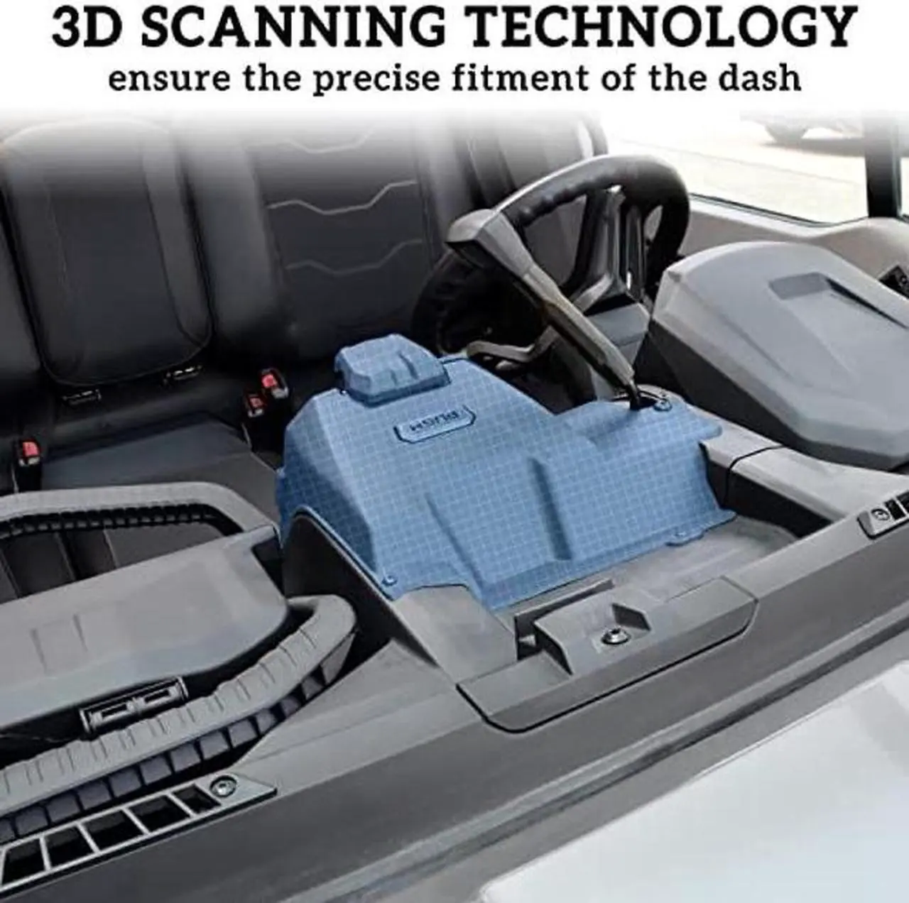 Alt view image 5 of 5 - Electronic Device Holder with Storage Box Organizer Tray for Can Am Defender, LDETXY Electronic Device Phone Ipad Tablet GPS Holder Mounts for Can-Am Defender HD5 HD8 HD10 MAX 2016-2022 Accessories