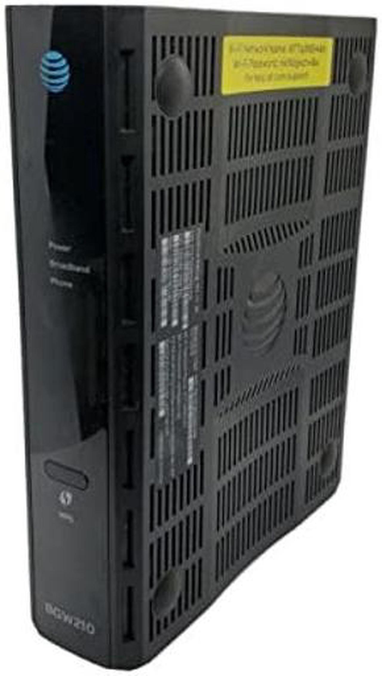 Alt view image 3 of 4 - AT&T BGW210 802.11b/g/n/ac 400mW Bonded VDSL2 Wireless Voice Gateway 4 x Gigabit Ports (ONT Required),Black