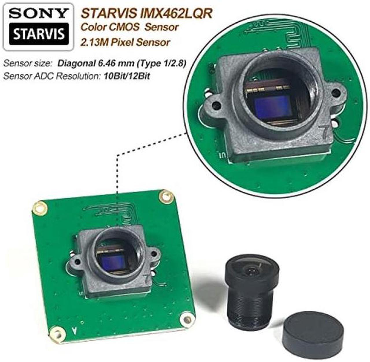 Alt view image 2 of 5 - innomaker Raspberry Pi Industrial Camera Module STARVIS IMX462 Color CMOS Sensor 2MP Pixel for All Raspberry Pi,Support Bullseye libcamera and Raspbian Build-in Driver