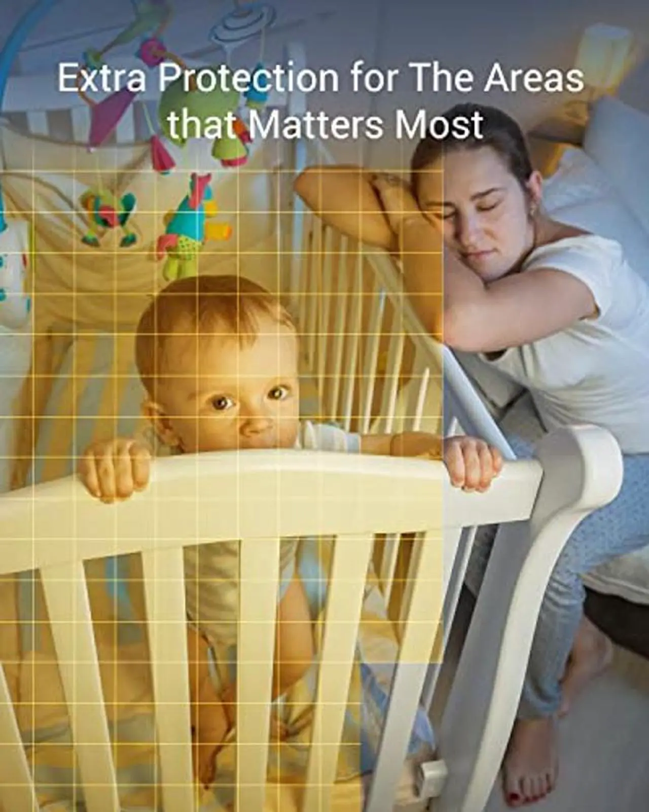 Alt view image 5 of 5 - EZVIZ Indoor Security Camera 1080P WiFi Baby Monitor, Smart Motion Detection, Two-Way Audio, 40ft Night Vision, Works with Alexa & Google Assistant(C1C)