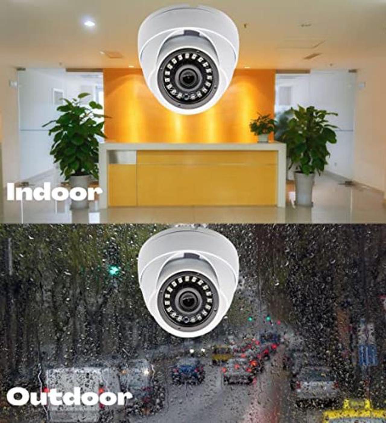 Alt view image 4 of 5 - Evertech HD 1080p TVI AHD CVI Analog ( 960H / CVBS ) Security Dome Surveillance Camera Day Night Vision Outdoor Indoor Weatherproof Metal Housing CCTV Dome Camera