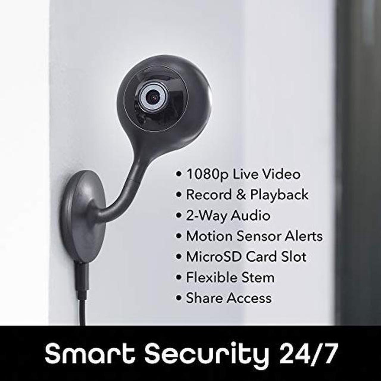Alt view image 3 of 5 - Geeni LOOK Indoor Smart Security Camera, 1080p HD Surveillance with 2-Way Talk and Motion Detection, Works with Alexa and Google Assistant, No Hub Required (1 Pack)