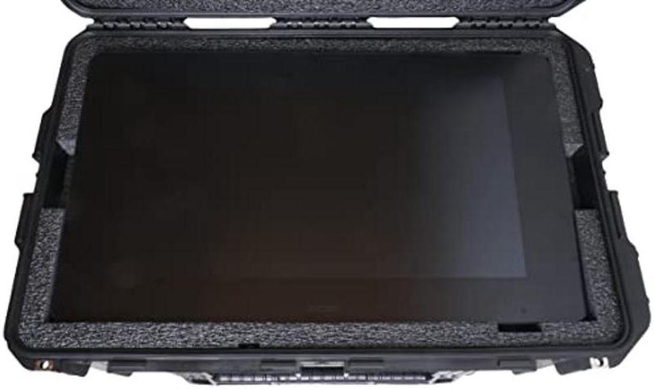 Alt view image 2 of 5 - Case Club Case Fits Wacom Cintiq Pro 24. Heavy Duty, Airline & Shipping Approved - Also Fits Stand, Keyboard & Accessories - Compact, Rolling, Lockable, Waterproof, Hard Case