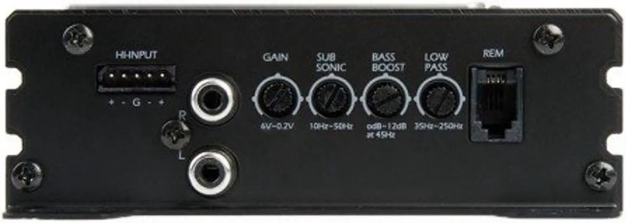 Alt view image 5 of 5 - Soundstream PN1.1000D 1000W Monoblock Picasso Nano Series Class D Amplifier,Black
