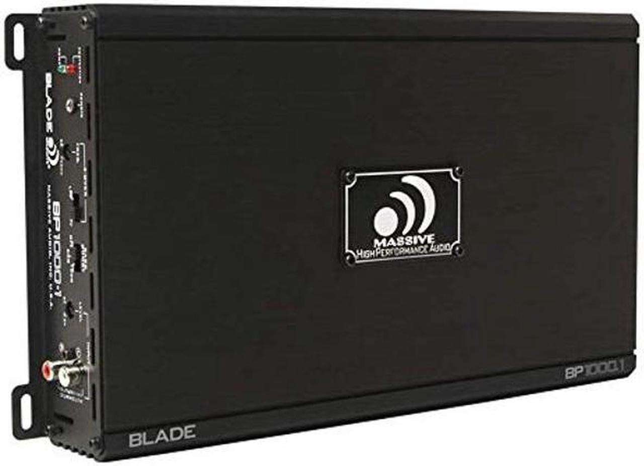 Main image of Massive Audio BP1000.1 V2 Blade Series. 1000 Watts, 2 Ohm Stable, Class A/B Monoblock Car Amplifier with Bass Boost.