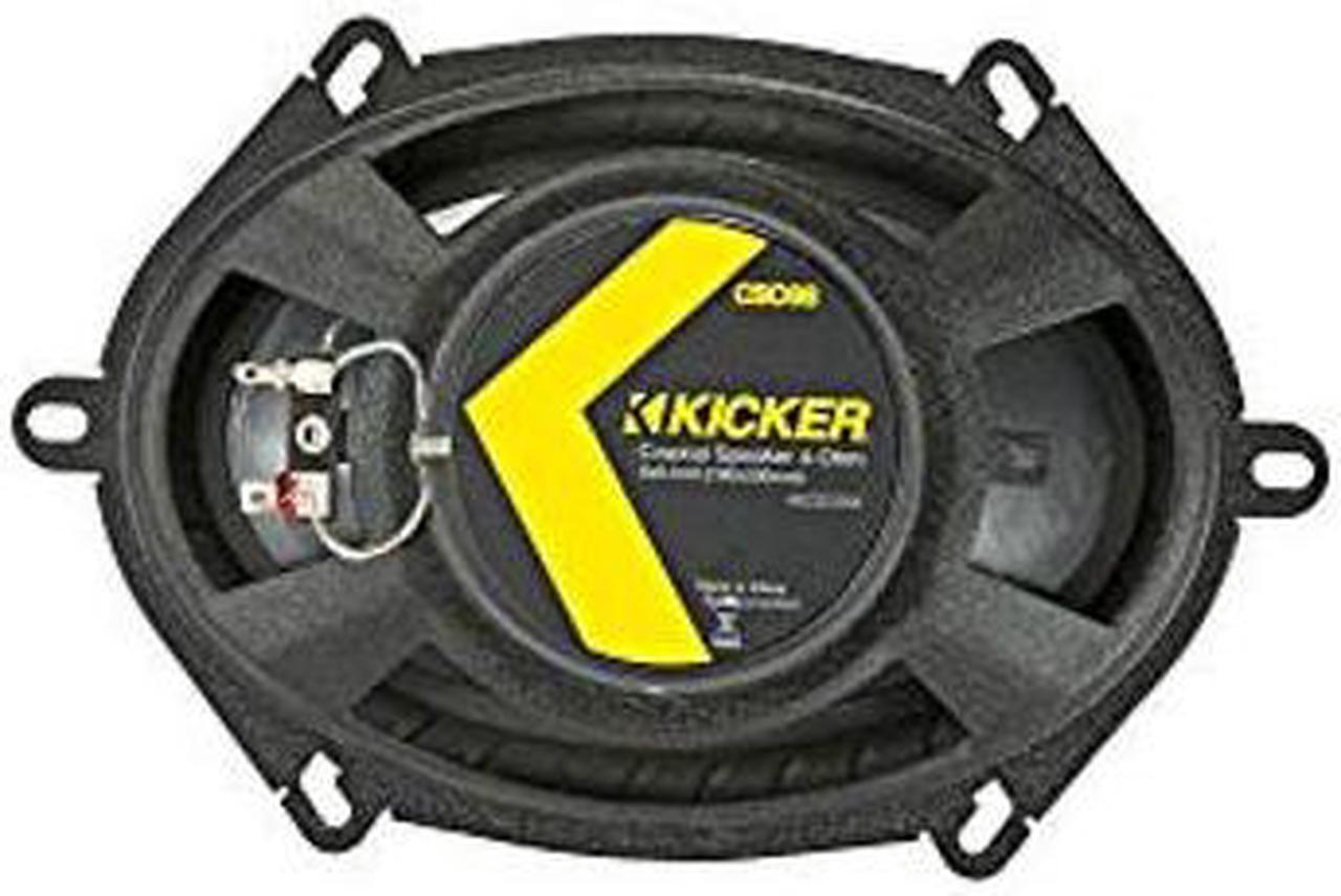 Alt view image 3 of 5 - KICKER 46CSC684 - Two Pairs of CS-Series CSC68 6x8-Inch (160x200mm) Coaxial Speakers, 4-Ohm (2 Pairs)