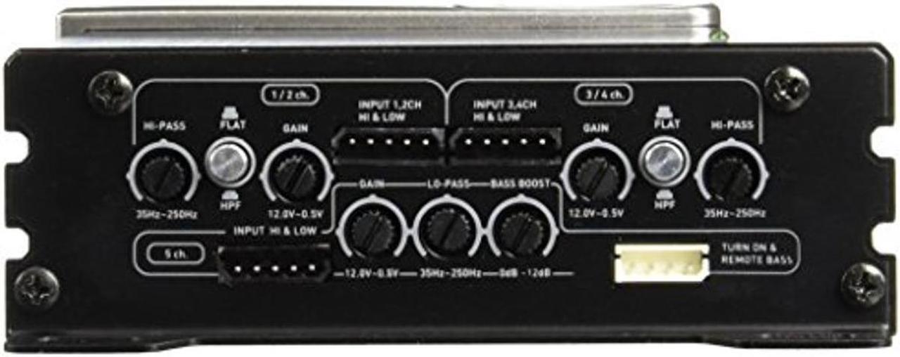 Alt view image 3 of 4 - Soundstream PN5.640D Picasso Nano 640 W 5-Channel Class D Digital Car Audio Amplifier