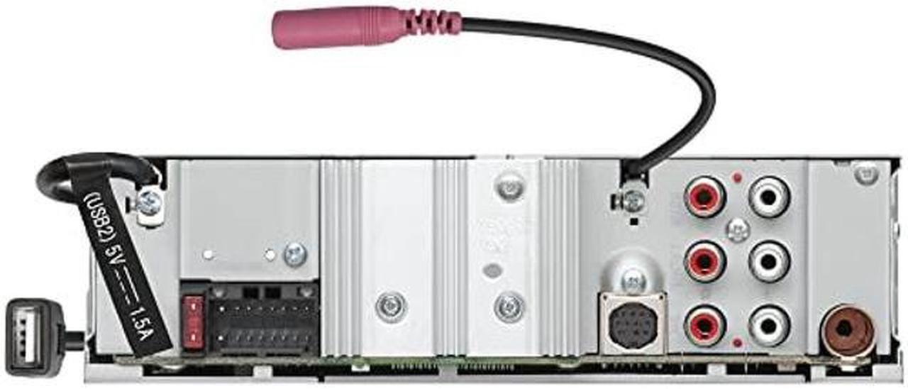 Alt view image 3 of 3 - Kenwood KMM-X705 Excelon Digital Multimedia Car Stereo - Single DIN with Bluetooth, AM/FM HD Radio, Alexa Built in, Variable Color, SiriusXM