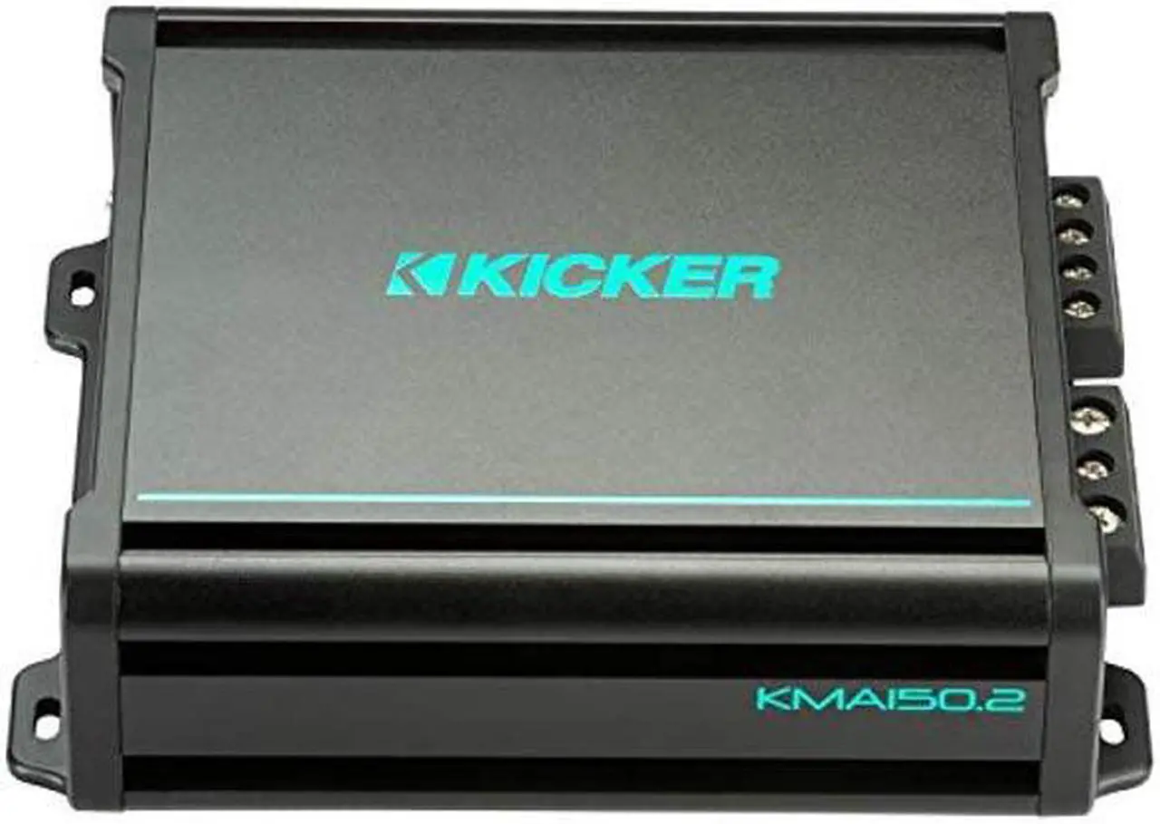 Alt view image 2 of 5 - KICKER KMA150.2 2x75w 2-Ch Weather-Resistant Full-Range Amp; RoHS Compliant