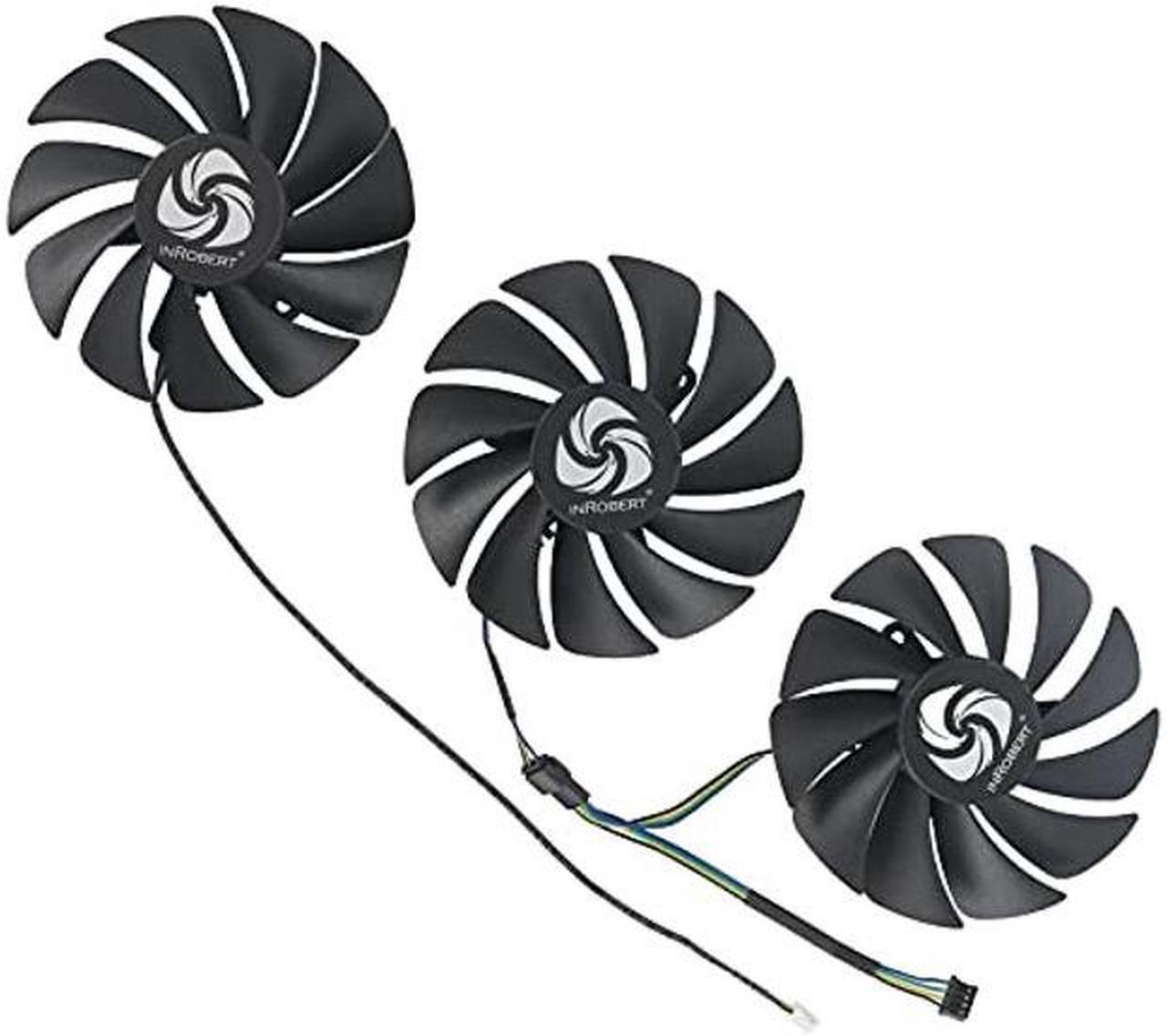 Main image of inRobert 88mm GA92S2U 12V 0.46A Graphics-Card-Fan-Replacement for Zotac-RTX-3070-3080-Ti-3090-AMP-Holo-GPU-Cooler (Fan-Full Set)