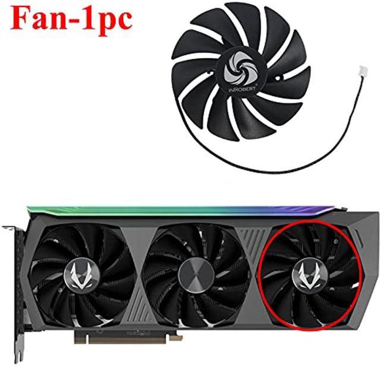 Alt view image 4 of 5 - inRobert 88mm GA92S2U 12V 0.46A Graphics-Card-Fan-Replacement for Zotac-RTX-3070-3080-Ti-3090-AMP-Holo-GPU-Cooler (Fan-Full Set)