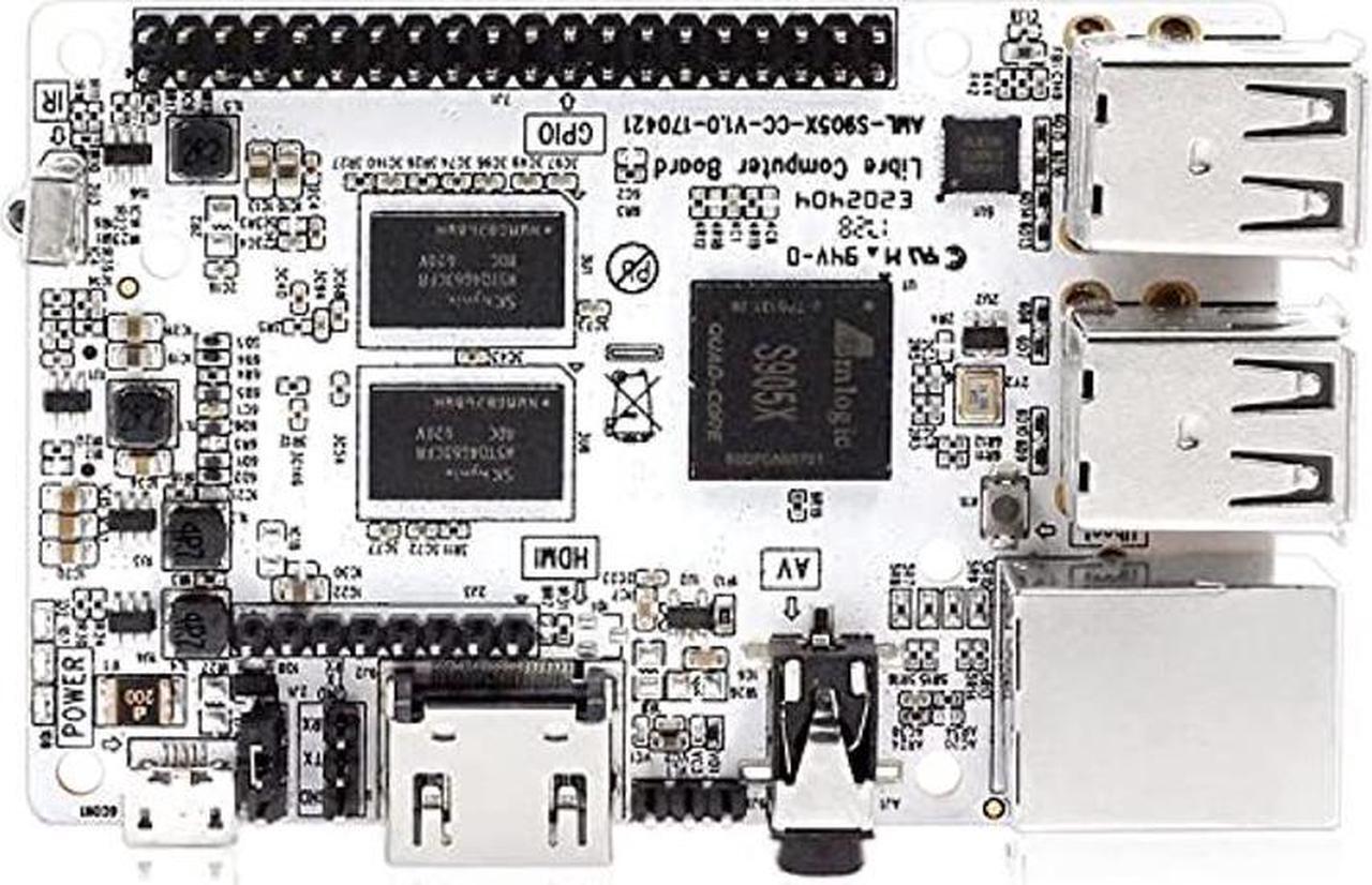 Main image of Libre Computer AML-S905X-CC Le Potato 64-bit Single Board Computer Pi 3 Alternative (2GB 4-Pack Bulk)