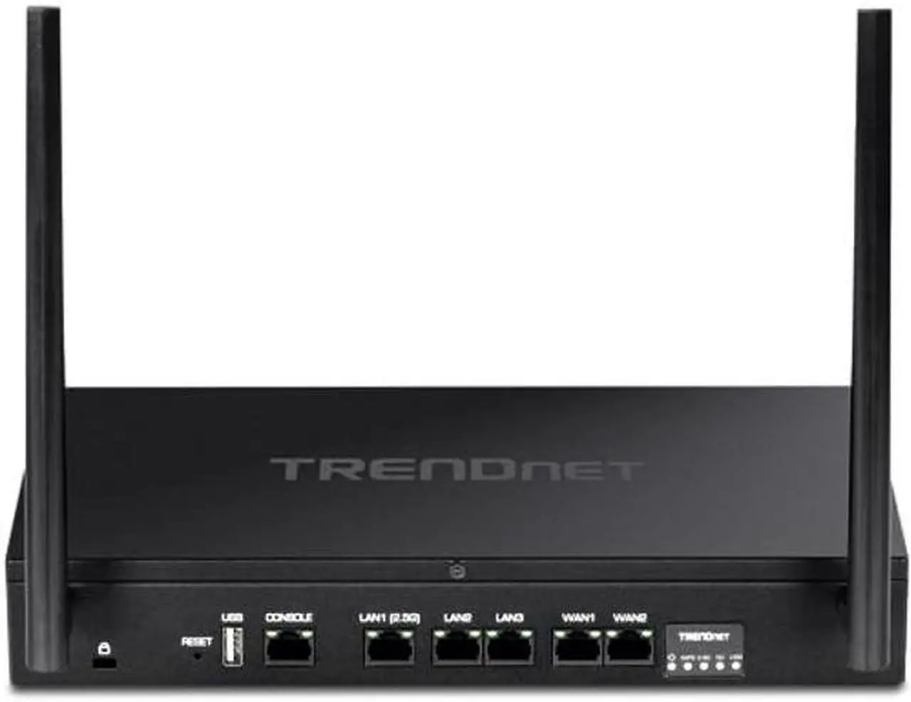 Alt view image 5 of 5 - TRENDnet AX1800 Dual-Band WiFi 6 Gigabit Dual-WAN VPN Router, Small Business, Virtual Private Network, Inter-VLAN Routing, QoS, 2.5G Support, Pre-Encrypted Wireless, Black, TEW-929DRU