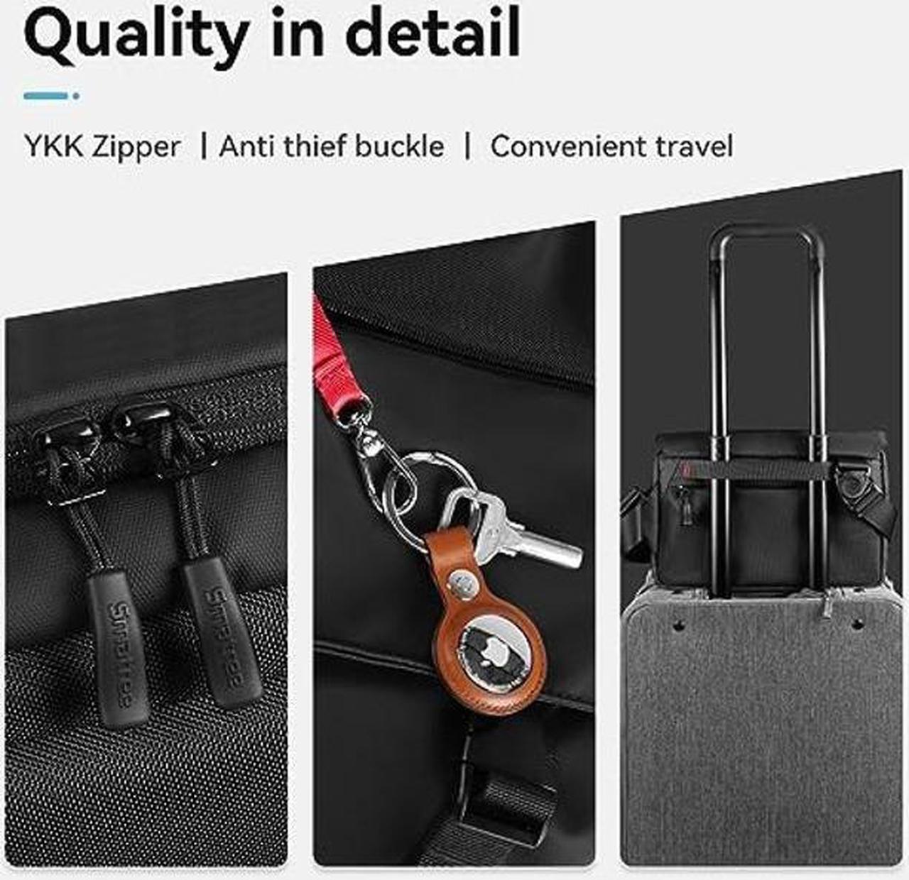 Alt view image 3 of 5 - Smatree Daily Messenger Bag for 11inch iPad Pro, 10.9inch iPad Air 5, Shoulder Bag for 9.7-11 inch Tablet, Waterproof Lightweight Carrying Bag with Smart Organization for Accessories for Work Travel