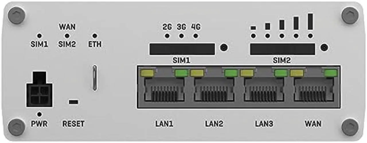 Alt view image 5 of 5 - Teltonika RUTX09000000 Model RUTX09 Industrial Cellular Router; Not for use in USA; for use in Europe (excluding Russia and Belarus), Middle East, Africa, Australia, APAC2, Brazil, and Malaysia