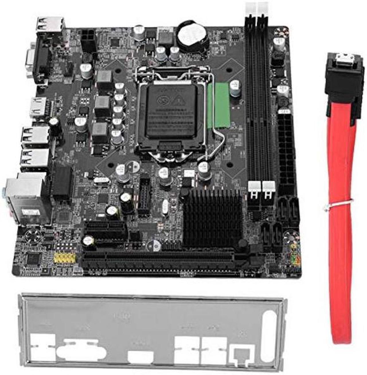 Main image of LGA 1155 Motherboard,Desktop Computer Motherboard USB3.0 SATA Mainboard,Support VGA + HDMI Dual Output for Intel B75
